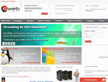 Tablet Screenshot of dweb.com.br